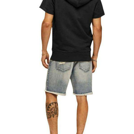 Men's Fashionable Lightweight Short Sleeve Hooded Sweatshirt for Spring and Summer - Très Elite