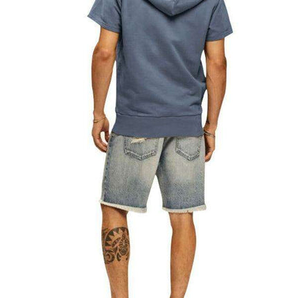 Men's Fashionable Lightweight Short Sleeve Hooded Sweatshirt for Spring and Summer - Très Elite
