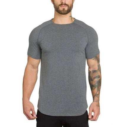 Men's Hip Hop Summer Cotton Fitness T-Shirt - Short Sleeve Bodybuilding Tee - Très Elite