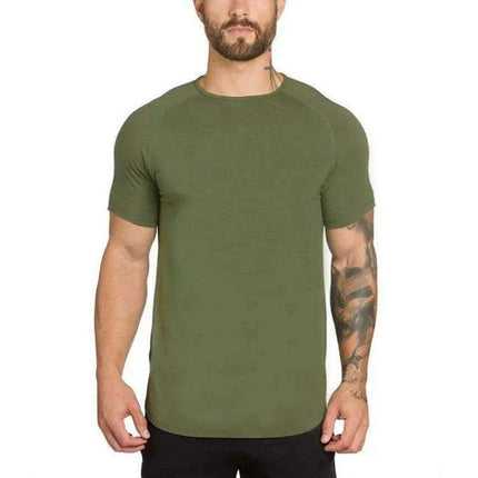 Men's Hip Hop Summer Cotton Fitness T-Shirt - Short Sleeve Bodybuilding Tee - Très Elite