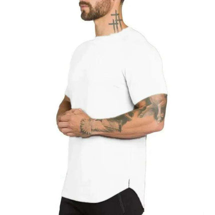Men's Hip Hop Summer Cotton Fitness T-Shirt - Short Sleeve Bodybuilding Tee - Très Elite