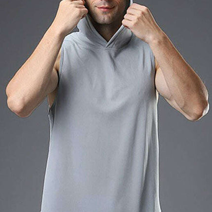 Men's Hooded Woven Polyester Sports Vest - Très Elite