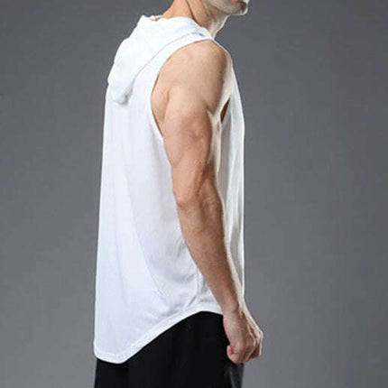 Men's Hooded Woven Polyester Sports Vest - Très Elite