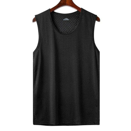 Men's Ice Silk Quick-Dry Muscle Tank Top - Breathable Sleeveless Fitness Undershirt for Bodybuilding and Casual Sports - Très Elite