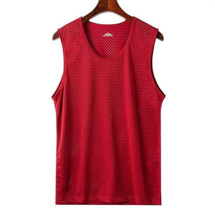 Men's Ice Silk Quick-Dry Muscle Tank Top - Breathable Sleeveless Fitness Undershirt for Bodybuilding and Casual Sports - Très Elite