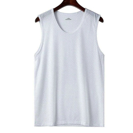 Men's Ice Silk Quick-Dry Muscle Tank Top - Breathable Sleeveless Fitness Undershirt for Bodybuilding and Casual Sports - Très Elite