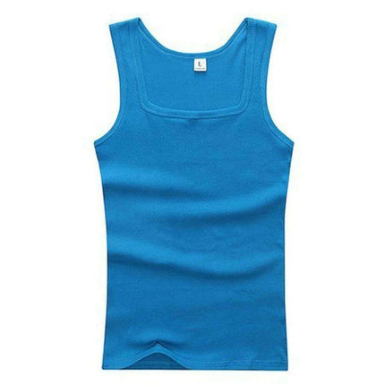 Men's Large Cotton Sleeveless Gym Tank Tops - Bodybuilding Muscle Vests for Fitness - Très Elite