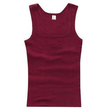 Men's Large Cotton Sleeveless Gym Tank Tops - Bodybuilding Muscle Vests for Fitness - Très Elite