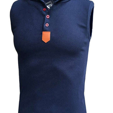 Men's Leisure Hooded Knit Sleeveless Vest
