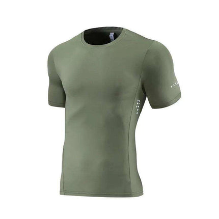 Men's Long Sleeve Compression Workout Tee for Gym Training and Muscle Building - Très Elite