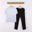 WhiteBlack V-Neck / XXL
