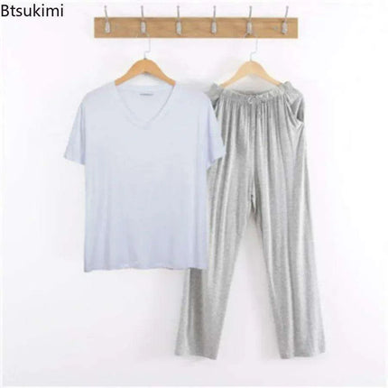 Men's Oversized Modal Pajama Set - Très Elite