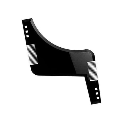 Men's Premium Beard Grooming Comb & Shaping Template Tool - Lightweight, Versatile, and Essential for Perfect Beard Styles - Très Elite