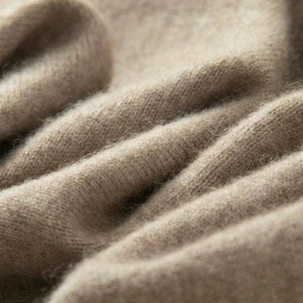 Men's Premium Cashmere Long Sleeve Polo Sweater - Très Elite