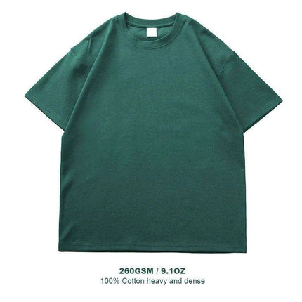 Men's Premium Heavyweight Cotton Oversized Summer T-Shirt - Short Sleeve O-Neck - Très Elite