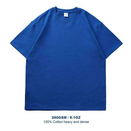 Men's Premium Heavyweight Cotton Oversized Summer T-Shirt - Short Sleeve O-Neck - Très Elite