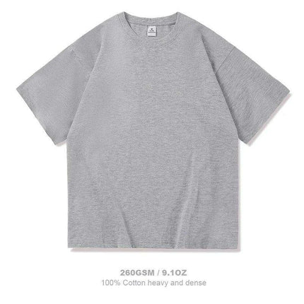Men's Premium Heavyweight Cotton Oversized Summer T-Shirt - Short Sleeve O-Neck - Très Elite