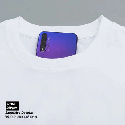 Men's Premium Heavyweight Cotton Oversized Summer T-Shirt - Short Sleeve O-Neck - Très Elite