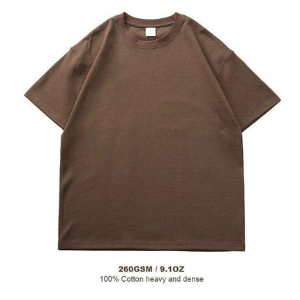 Men's Premium Heavyweight Cotton Oversized Summer T-Shirt - Short Sleeve O-Neck - Très Elite