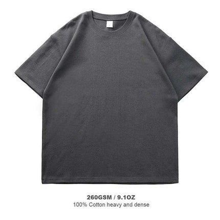 Men's Premium Heavyweight Cotton Oversized Summer T-Shirt - Short Sleeve O-Neck - Très Elite