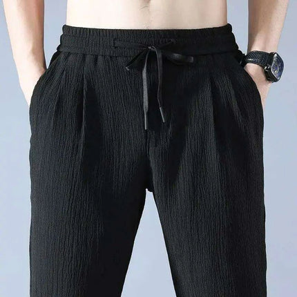 Men's Quick-Dry Ice Silk Harem Trousers - Summer Style Essentials - Très Elite