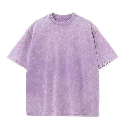 Men's Retro Loose Fit Heavy Cotton Casual T-Shirts - Short Sleeve Vintage Tees for Every Occasion - Très Elite