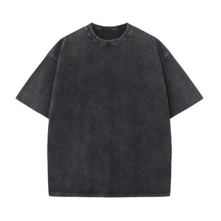 Men's Retro Loose Fit Heavy Cotton Casual T-Shirts - Short Sleeve Vintage Tees for Every Occasion - Très Elite