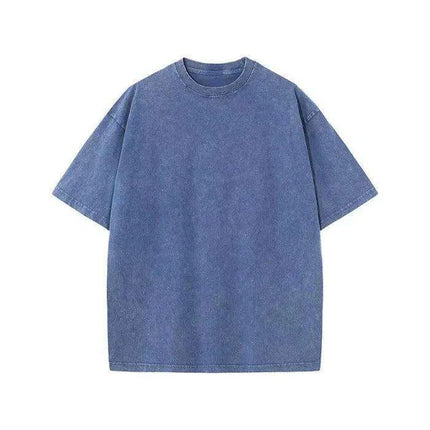 Men's Retro Loose Fit Heavy Cotton Casual T-Shirts - Short Sleeve Vintage Tees for Every Occasion - Très Elite