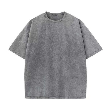 Men's Retro Loose Fit Heavy Cotton Casual T-Shirts - Short Sleeve Vintage Tees for Every Occasion - Très Elite