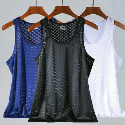 Men's Slim Fit Summer Muscle Tank Top - Quick-Drying Sleeveless Vest for Bodybuilding - Très Elite