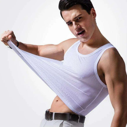 Men's Slim Fit Summer Muscle Tank Top - Quick-Drying Sleeveless Vest for Bodybuilding - Très Elite