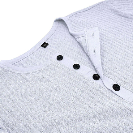 Men's Slim Fit V-Neck T-Shirt for Summer Running and Fitness Activities - Très Elite
