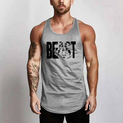 Men's Summer Slim Fit Fitness Tank Top - Très Elite