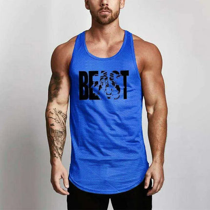 Men's Summer Slim Fit Fitness Tank Top - Très Elite