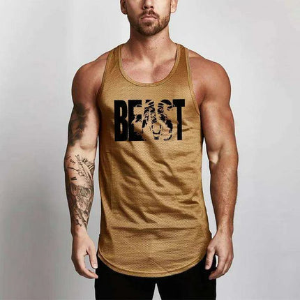 Men's Summer Slim Fit Fitness Tank Top - Très Elite