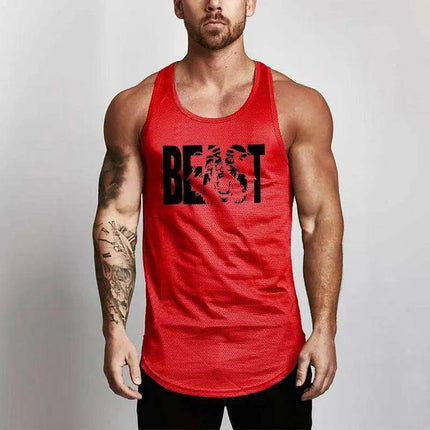 Men's Summer Slim Fit Fitness Tank Top - Très Elite