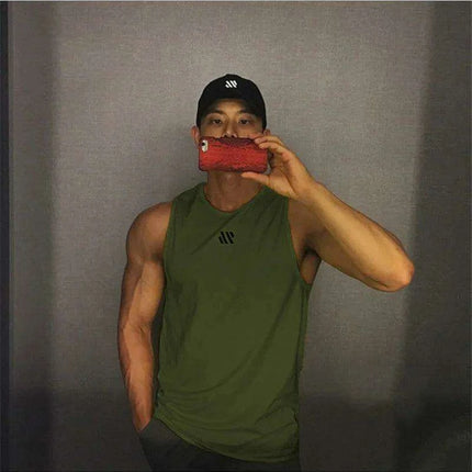 Men's Summer Tactical Mesh Sleeveless Training Vest - Breathable Gym Sports T-shirt for Running and Muscle Workouts - Très Elite