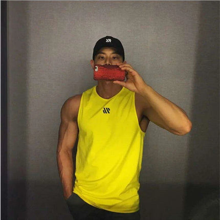 Men's Summer Tactical Mesh Sleeveless Training Vest - Breathable Gym Sports T-shirt for Running and Muscle Workouts - Très Elite