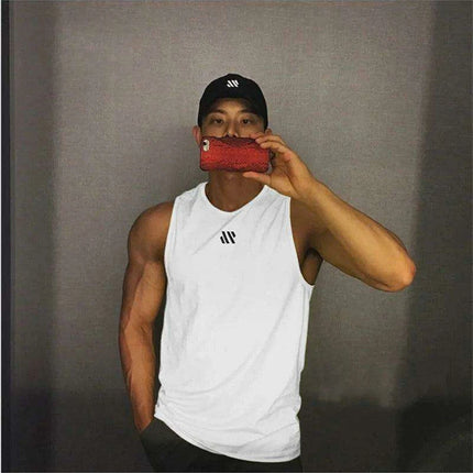Men's Summer Tactical Mesh Sleeveless Training Vest - Breathable Gym Sports T-shirt for Running and Muscle Workouts - Très Elite