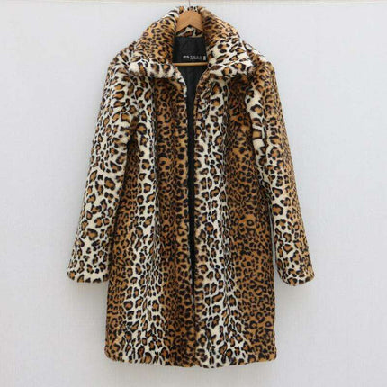 Men's Urban Leopard Print Faux Fur Jacket - Essential Fashion Statement for Street Style - Très Elite