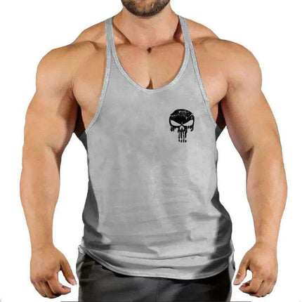 Men's Y-Back Sleeveless Gym Tank - Essential Workout Vest for Bodybuilders and Lifters - Très Elite