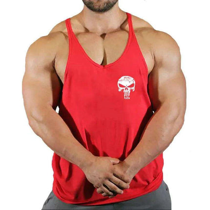 Men's Y-Back Sleeveless Gym Tank - Essential Workout Vest for Bodybuilders and Lifters - Très Elite