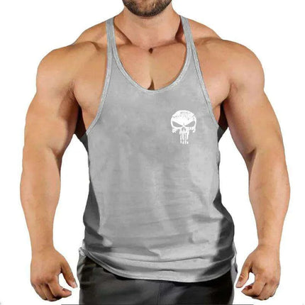Men's Y-Back Sleeveless Gym Tank - Essential Workout Vest for Bodybuilders and Lifters - Très Elite