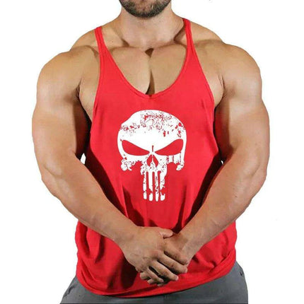 Men's Y-Back Sleeveless Gym Tank - Essential Workout Vest for Bodybuilders and Lifters - Très Elite