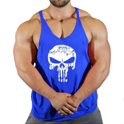 Men's Y-Back Sleeveless Gym Tank - Essential Workout Vest for Bodybuilders and Lifters - Très Elite