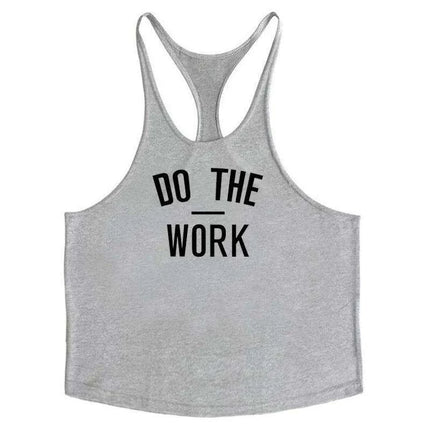 Men's Y-Back Sleeveless Muscle Tank - Performance Fitness Stringer Vest for Bodybuilding - Très Elite