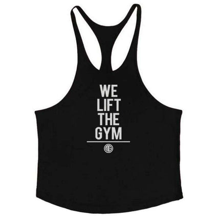 Men's Y-Back Sleeveless Muscle Tank - Performance Fitness Stringer Vest for Bodybuilding - Très Elite