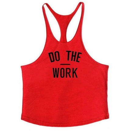 Men's Y-Back Sleeveless Muscle Tank - Performance Fitness Stringer Vest for Bodybuilding - Très Elite