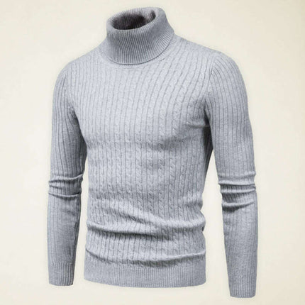 Men's knitted sweater cross-border turtleneck slim fit bottoming sweater - Très Elite
