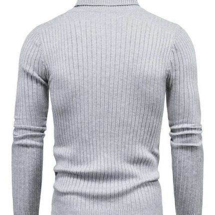 Men's knitted sweater cross-border turtleneck slim fit bottoming sweater - Très Elite